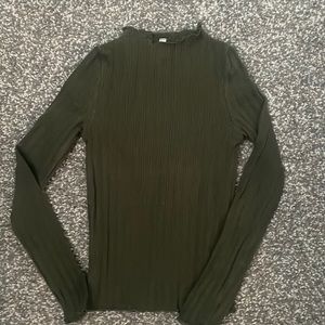 Rylee + Cru Forest Ribbed Long Sleeve Top